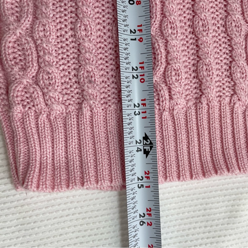 Ralph Lauren Light Pink V-Neck Sweater - Picture 9 of 9